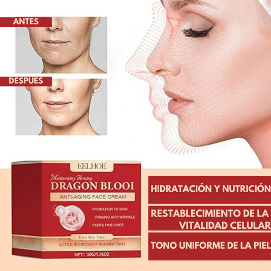 Crema hidratante antienvejecimiento con retinol placenta de dragón - COMPRE 2 PAGUE 1