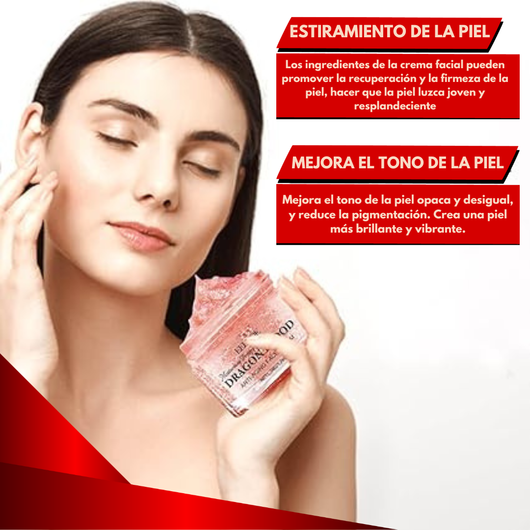 Crema hidratante antienvejecimiento con retinol placenta de dragón - COMPRE 2 PAGUE 1